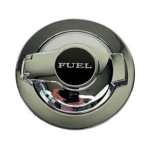 2011-23 Dodge Challenger Fuel Filler Door Chrome OEM 68086353 Pre-owned